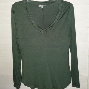 Emrald V-Neck Long Sleeve Top